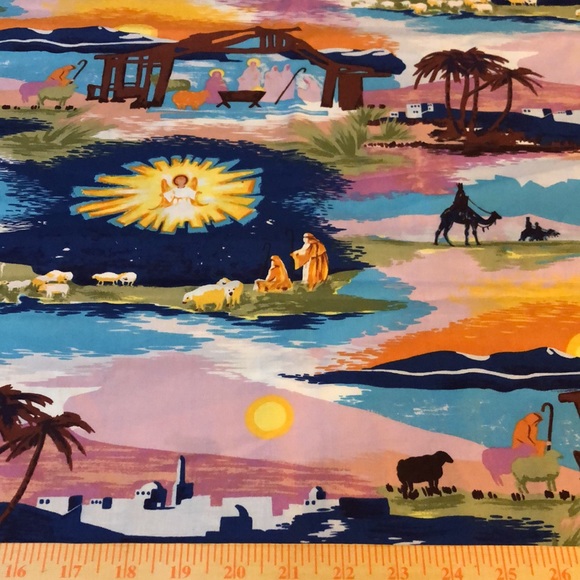 Fabric “We three kings” The Alexander Henry Fabrics Collection 1 yard x 43” wide - Picture 2 of 3